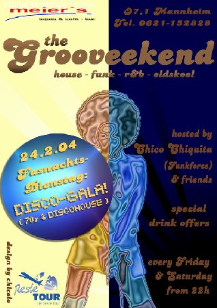 The Grooveekend Werbeplakat