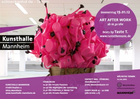 ART AfterWork - Clubbing&Kunst Werbeplakat