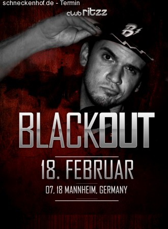Club Ritzz - Blackout Werbeplakat