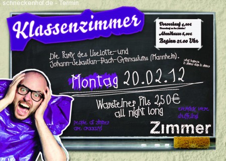 Klassenzimmer Werbeplakat