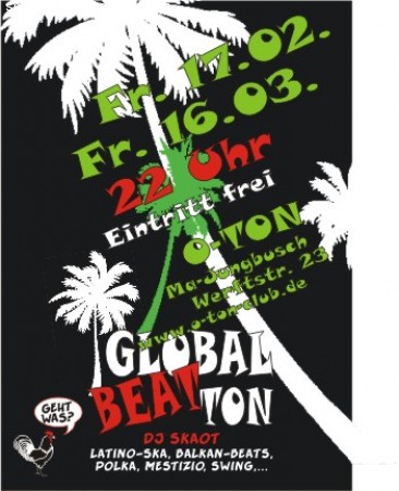 GlobalBeatTon Werbeplakat