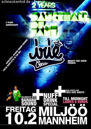 2 Years Dancehall Of Fame Werbeplakat