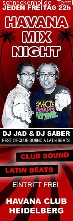 HAVANA MIX NIGHT -Jeden Fr.- Werbeplakat