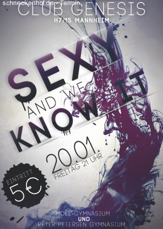 Sexy and we know it Werbeplakat