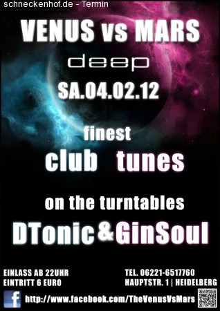 Venus vs. Mars Werbeplakat