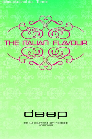 The Italien Flavor Werbeplakat