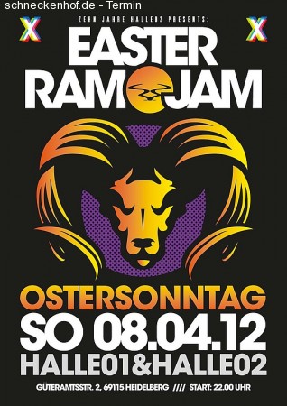 EASTER RAM JAM Werbeplakat