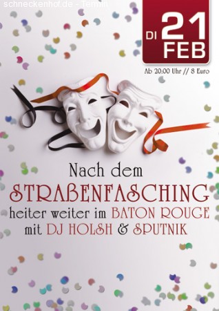 After Straßenfasching Werbeplakat