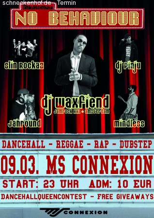 No Behaviour Werbeplakat