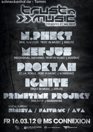 Ma:ssive - Trust in Music Werbeplakat