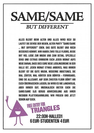 Same/Same...but different! Werbeplakat