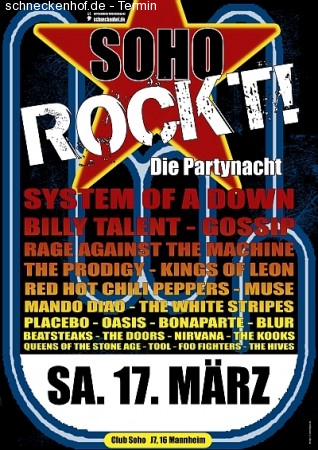 Soho Rockt! Werbeplakat
