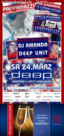 EYECATCHER pres. PAPPARAZZI Werbeplakat