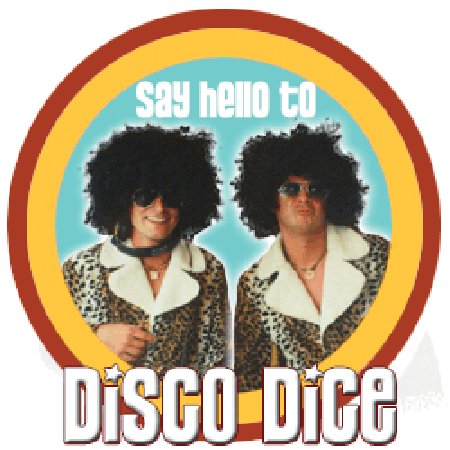 Disco Dice im Bootshaus Werbeplakat