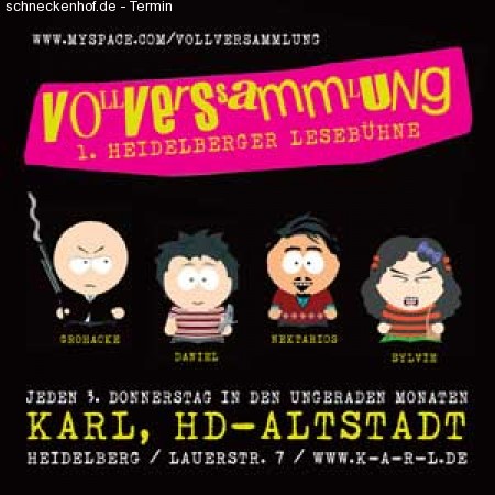 Vollversammlung Werbeplakat