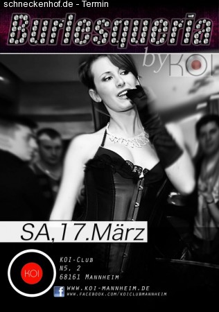 Burlesqueria Werbeplakat