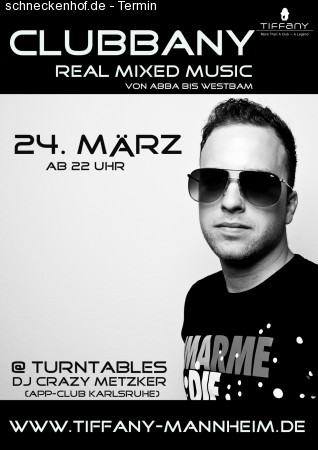 Clubbany @ Tiffany Werbeplakat