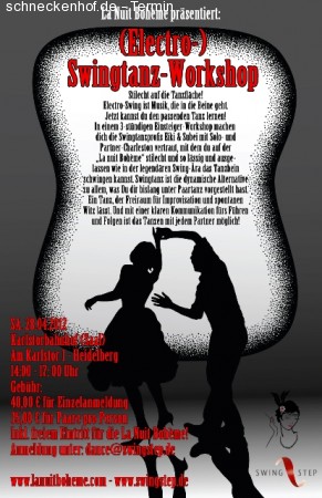 (Electro-) Swingtanz Workshop Werbeplakat