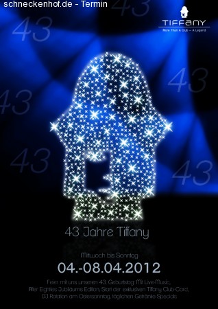 43 Jahre Tiffany Werbeplakat