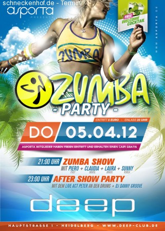 Zumba Party Werbeplakat