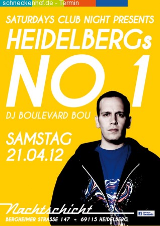 Saturdays Club Night Werbeplakat