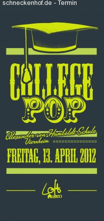 Abiparty - College Pop Werbeplakat