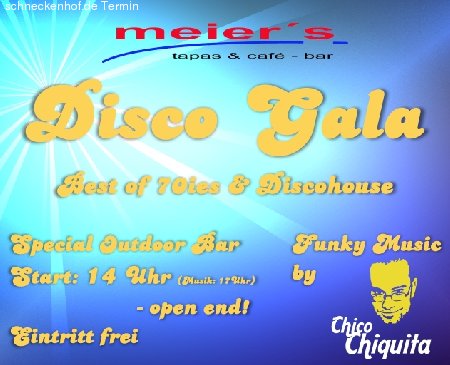 Disco Gala Werbeplakat