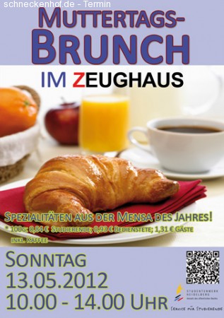 Muttertags-Brunch Werbeplakat