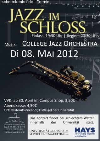 Jazz im Schloss Werbeplakat