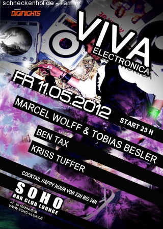 Viva Electronica Werbeplakat