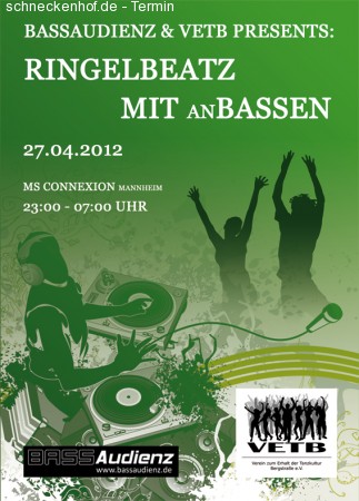 RingelBEATz mit anBASSen Werbeplakat