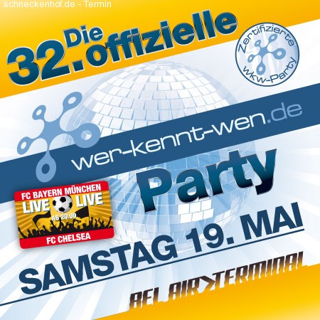 Die 32. offizielle WKW-Party Werbeplakat