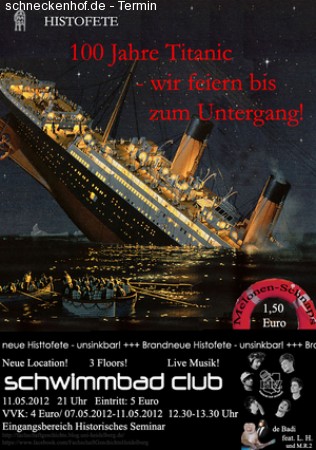 Histofete - 100 Jahre Titanic Werbeplakat