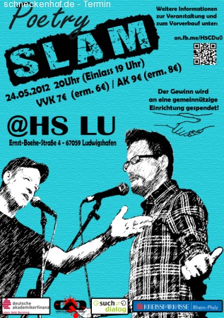 Poetry Slam & PPT Karaoke Werbeplakat