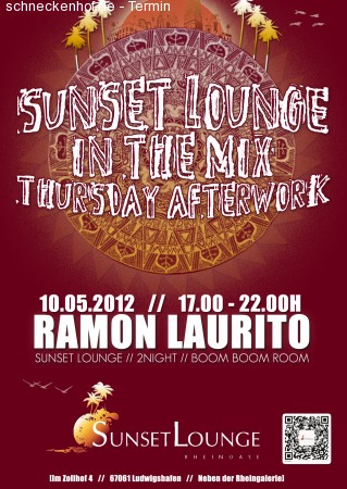 Sunset Lounge In The Mix Werbeplakat