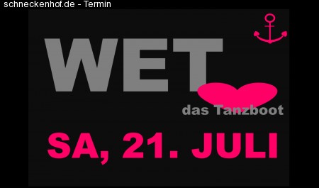 WET - das Tanzboot Werbeplakat