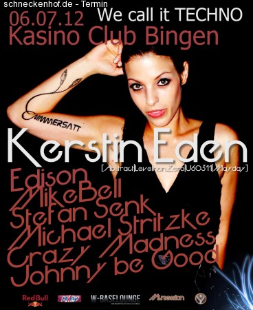 We Call It Techno Werbeplakat