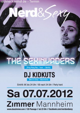 Nerd & Sexy with Sexinvaders Werbeplakat