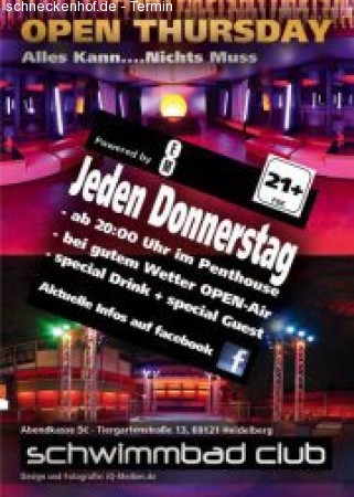 Open Thursday Werbeplakat