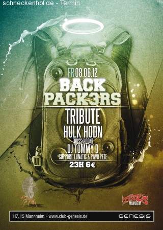 Backpackers Tribute Werbeplakat