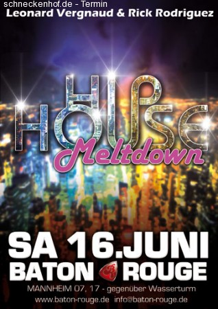 HipHouse Meltdown Werbeplakat