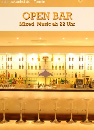 Open Bar Werbeplakat