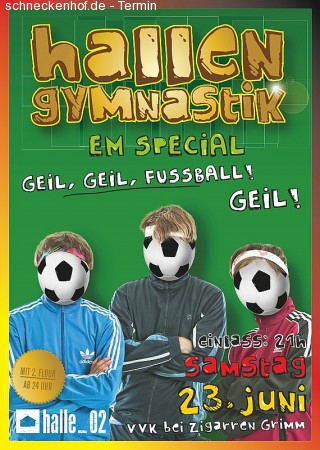 Hallengymnastik EM-Special Werbeplakat