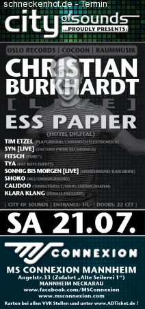 City of Sounds Werbeplakat