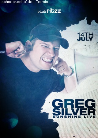 Club Ritzz - Greg Silver Werbeplakat