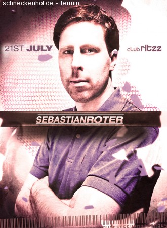 Club Ritzz - Sebastian Roter Werbeplakat