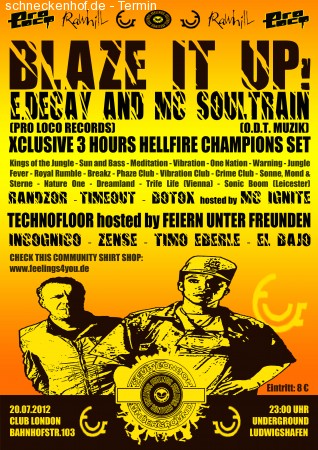 Feelings - Blaze it up! Werbeplakat