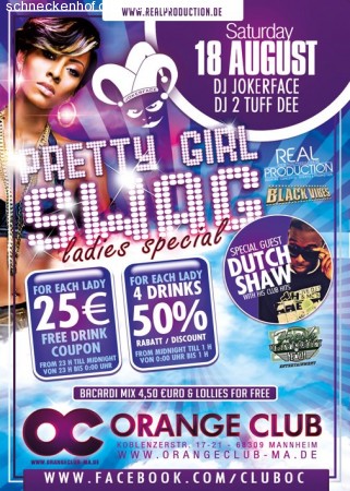 Pretty Girl Swag Werbeplakat