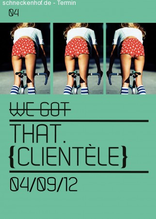 BoysAreBack: THAT CLIENTÈLE #4 Werbeplakat