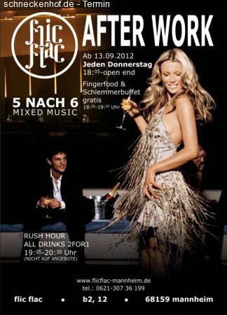 After Work Werbeplakat